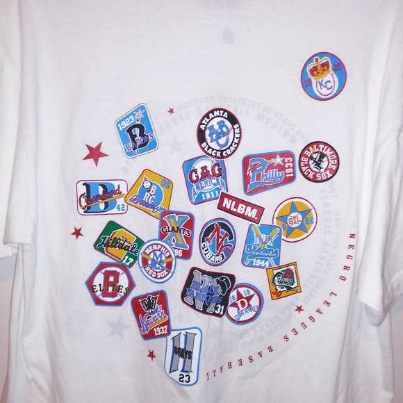 The Negro Leagues Baseball T Shirt Mens XL Museum of Greatness Vintage Tee Graph - Picture 6 of 16